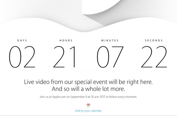 Apple Special Event September 2014